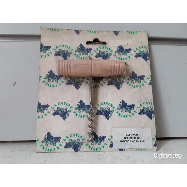 9599 TIRE BOUCHON MANCHE BOIS NEUF