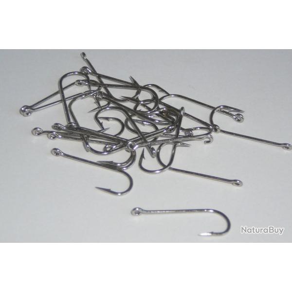 lot de 100 hameons Aberdeen Tige Longue  n6