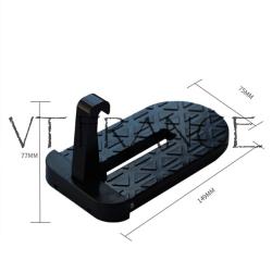 Marche de Porte de Voiture Alu Amovible -Noir + Silver 20260729082520