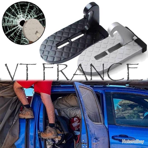 Marche de Porte de Voiture Alu Amovible, Couleur: Noir + Silver