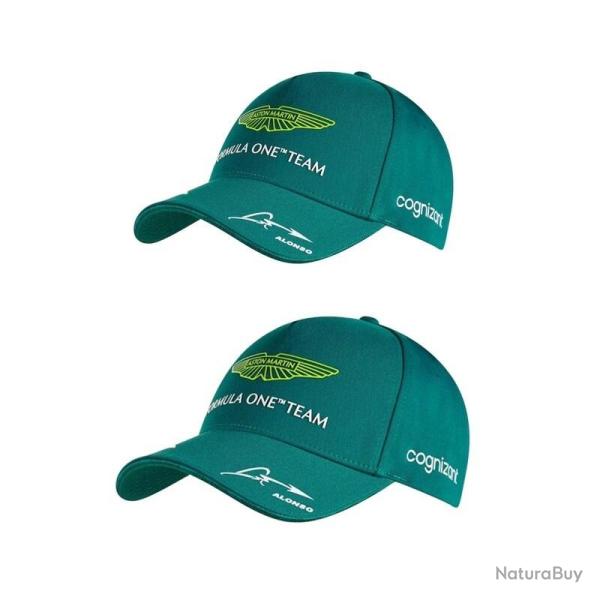 Casquette ASTON MARTIN F1 Alonso & Stroll, Couleur: Vert 2pcs