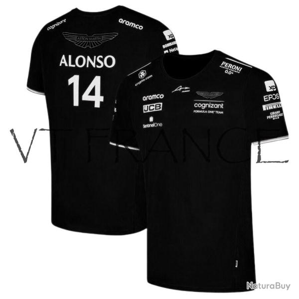 Maillot ASTON MARTIN F1 Alonso & Stroll, Couleur: Noir, Taille: Au Choix