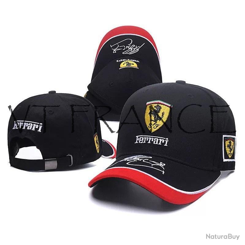 Ferrari Casquette Scuderia F1 Team Replica Noir