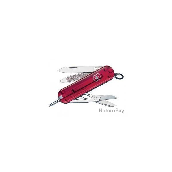 BEL179 COUTEAU SUISSE VICTORINOX "SIGNATURE" RUBIS 7 FONCTIONS NEUF