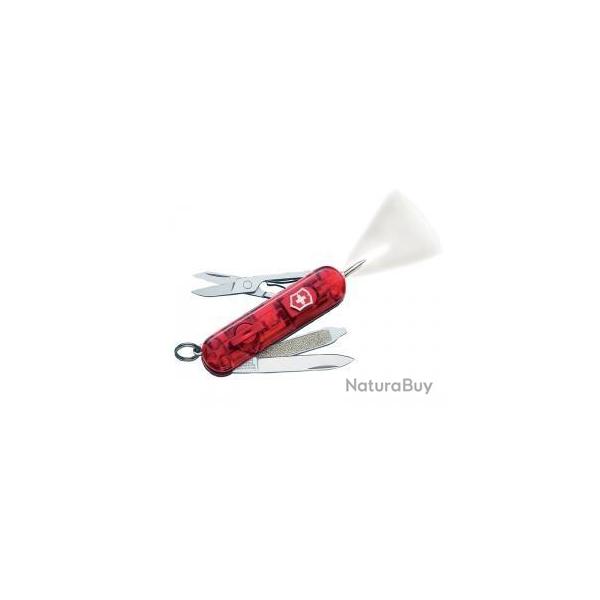 BEL181 COUTEAU SUISSE VICTORINOX "SIGNATURE LITE" RUBIS 7 FONCTIONS NEUF