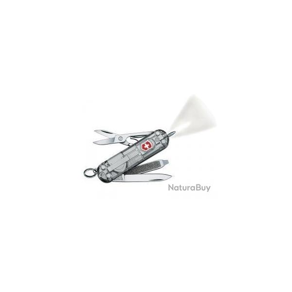 BEL184 COUTEAU SUISSE VICTORINOX "SIGNATURE LITE SILVERTECH" ARGENT 7 FONCTIONS NEUF