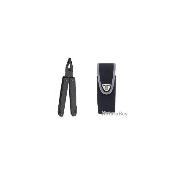 BEL192 OUTIL SUISSE VICTORINOX "SWISSTOOL" NOIR 30 FONCTIONS + ETUI NYLON NEUF