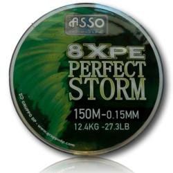 TRESSE PERFECT STORM 8X 15/100 VERTY 150M