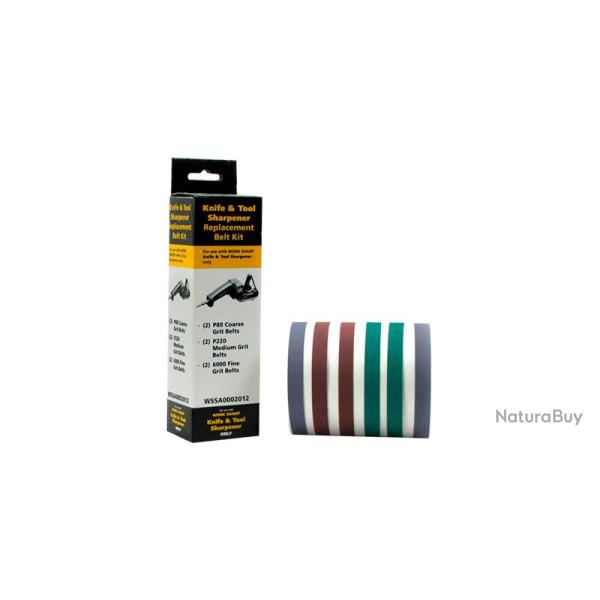 Kit de bandes abrasives pour MK2 (par 6)
