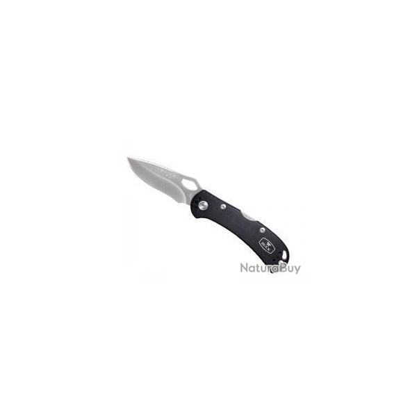 BEL240 COUTEAU FERMANT BUCK KNIVES "SPITFIRE" NOIR LAME ACIER 420 NEUF