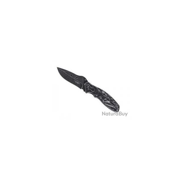 BEL267 COUTEAU FERMANT HERBERTZ DECOR LOUP EN RELIEF NEUF