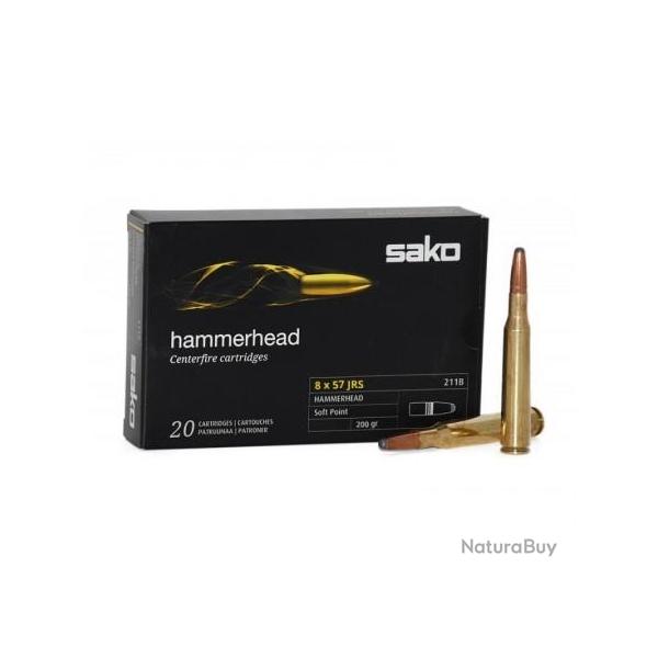 CART SAKO CAL 8X57 JRS HAMMERHEAD SP 13G 200GR 201F