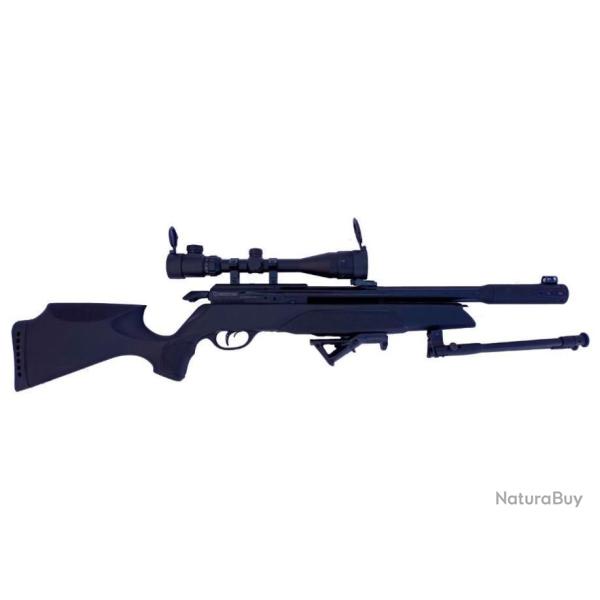 CARABINE + BIPIED PCP GAMO ARROW-TACT Cal. 4,5 mm + Lunette 4-16 x 40AO 19,9 joules +KIT Puissance