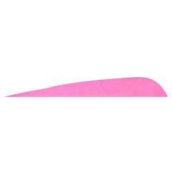 GATEWAY - Plumes naturelles parabolique 4" RH Unie ROSE