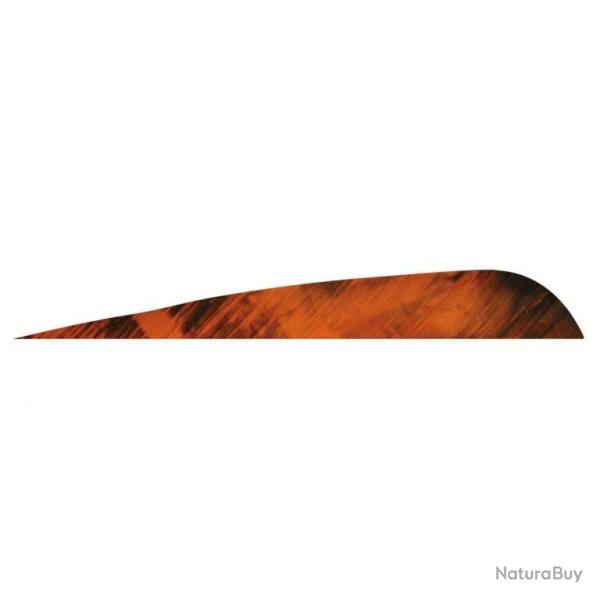 GATEWAY - Plumes naturelles parabolique 4" LH TRE TRE ORANGE