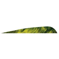 GATEWAY - Plumes naturelles parabolique 4" LH TRE TRE JAUNE