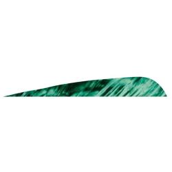 GATEWAY - Plumes naturelles parabolique 4" LH TRE TRE VERT