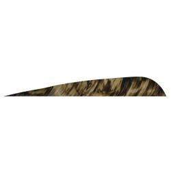 GATEWAY - Plumes naturelles parabolique 4" LH TRE TRE BRUN