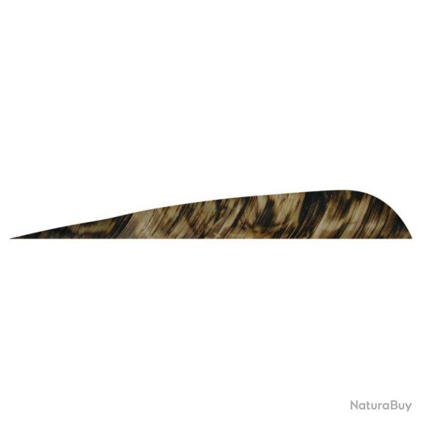 GATEWAY - Plumes naturelles parabolique 4" LH TRE TRE BRUN