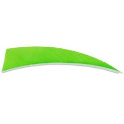 BUCK TRAIL - Plumes Naturelles Shield 3" LH ROUGE