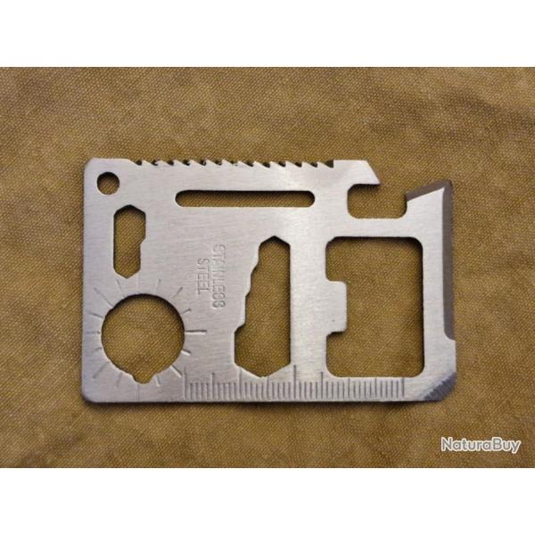 Carte multifonction en m�tal SUPER PRIX !!!
