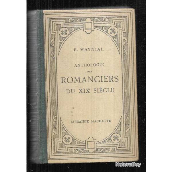 anthologie des romanciers du XIXe si�cle de e.maynial