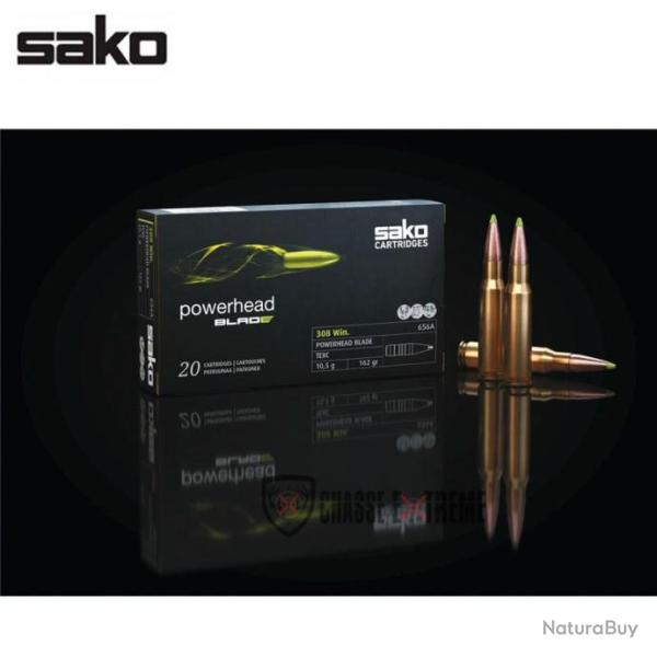 20 Munitions SAKO Powerhead Blade 260 Gr Cal 375 H&H