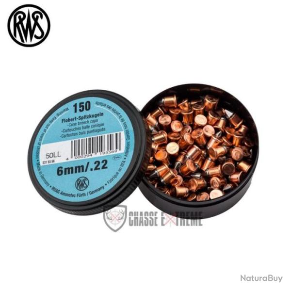 150 Bosquettes RWS Cal 6 mm/22 defender