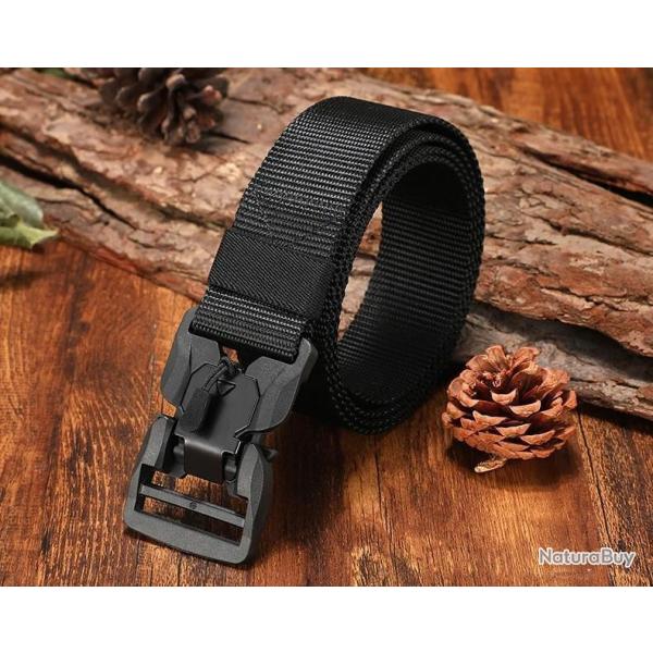 CEINTURE TACTIQUE MAGN�TIQUE NOIRE (NEUVE)