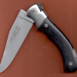 ROUERGUE en &Eacute;BENE GRATUIT grav&eacute; pr&eacute;nom lame couteau LAGUIOLE ergonomique