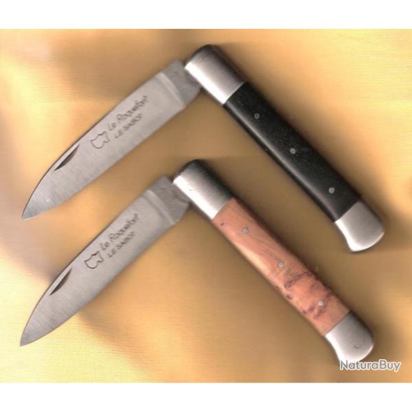 GRATUIT ROQUEFORT grav� Initiales sur lame couteau manche CADE parfum�