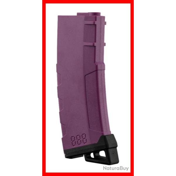 CHARGEUR MID-CAP SPEED 130 BILLES POUR M4 AEG VIOLET