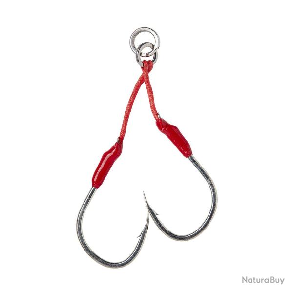 Hame�on Simple Savage Gear Bloody Assist Hook J Double Asymmetric par 2 3/0