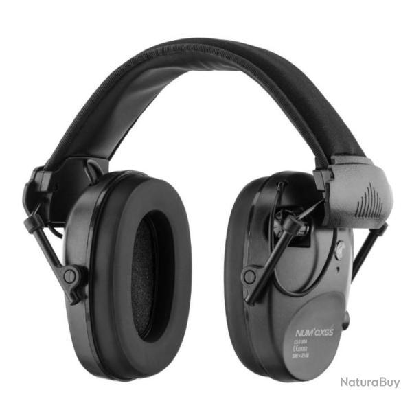 CASQUE ANTIBRUIT �LECTRONIQUE NUM'AXES CAS1034 NOIR