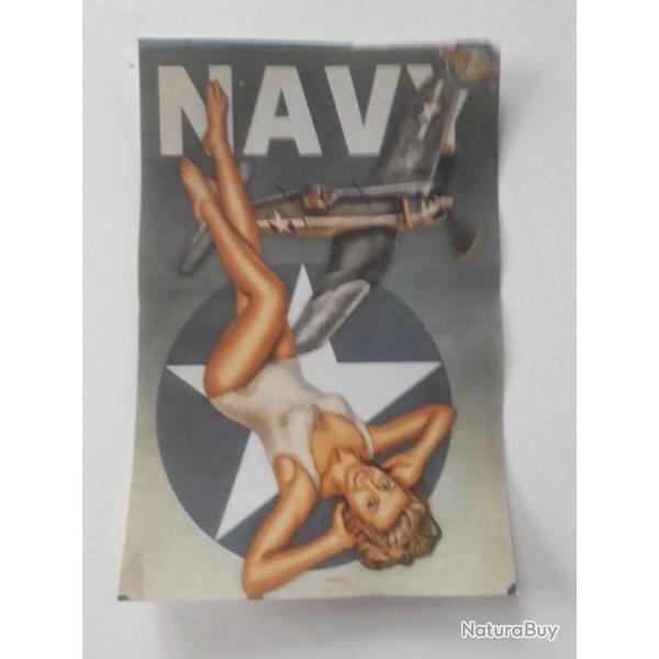 STICKER GRAND MODELE,PIN UP U.S.MODELE 2