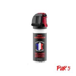 A&eacute;rosol gel poivre Concorde defender Anti-agression 25 ml / Par 1 - 50 ml / Par 5