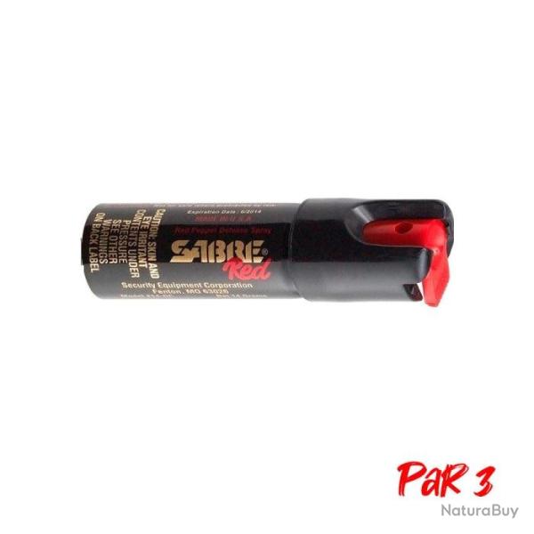 Bombe au Poivre Sabre Red 2-en-1 - 16,2ml Par 1 - Par 3