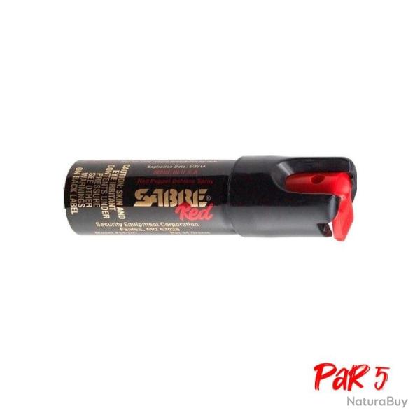 Bombe au Poivre Sabre Red 2-en-1 - 16,2ml Par 1 - Par 5