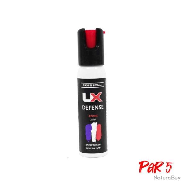Bombe Gel poivre UX - 25 ml Par 1 - Par 5