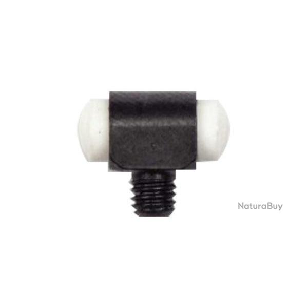 Guidon plein Cor Caroli blanc 3,5x8 mm pour fusil - 3.5 mm