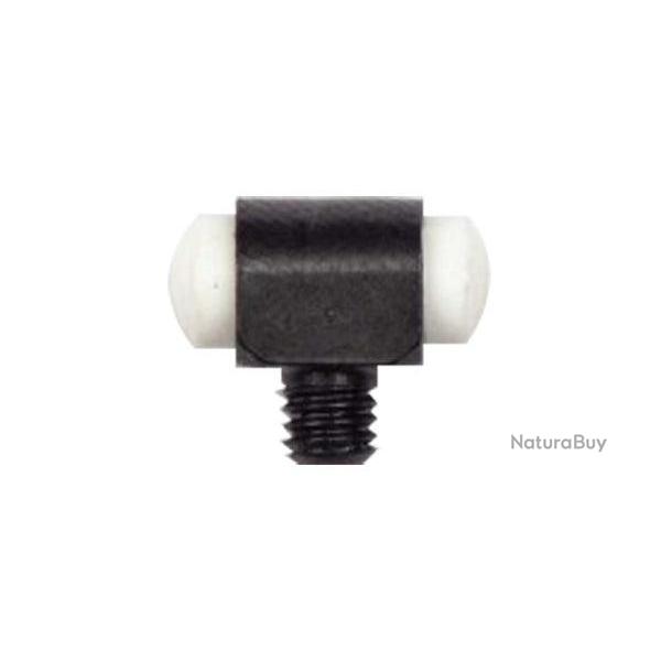 Guidon plein Cor Caroli blanc 3,5x8 mm pour fusil - 2.6 mm