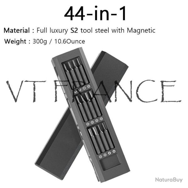 Kit Mini Tournevis Pro de Precision, Modele: 44pcs