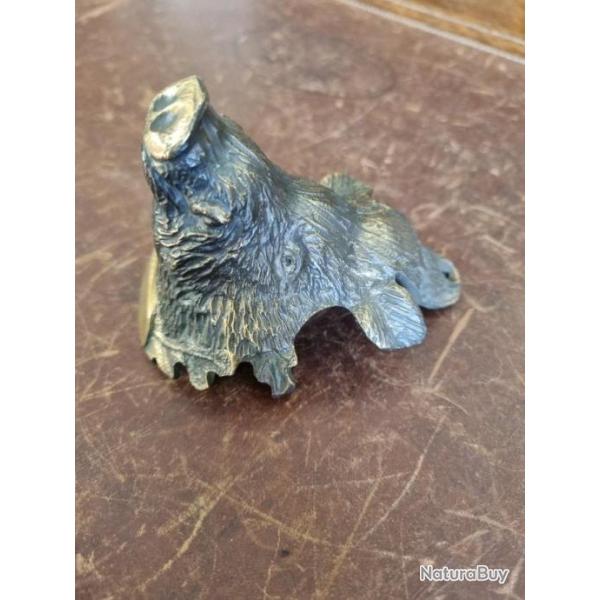 Tete de sanglier en bronze pour troph�e