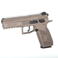 ASG - PISTOLET GBB CZ P-09 FDE CO2 4.5 -PLOMBS OU BBS