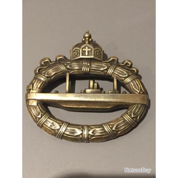 M�daille allemande u boot 1918