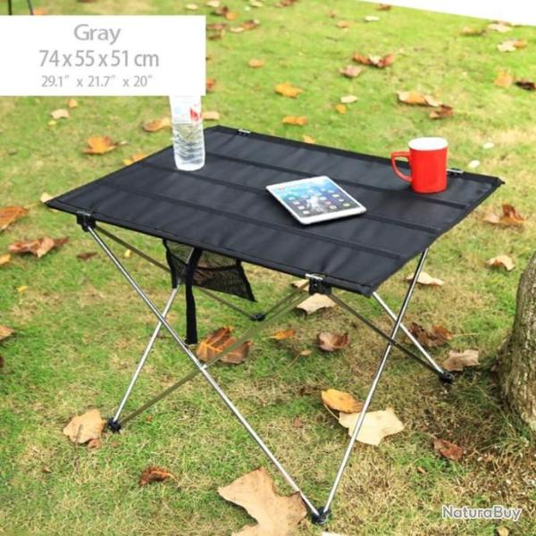 Table Pliante Portable en Aluminium Pique-Nique Camping P�che Randonn�e Pratique Haute Qualit�