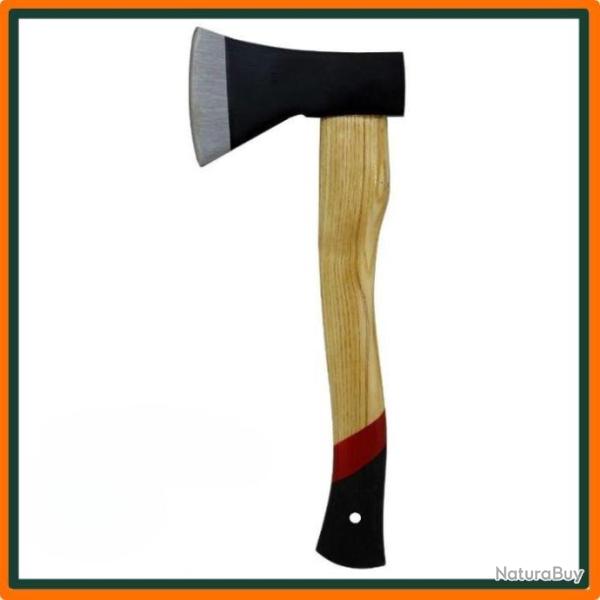 Hache - Manche en bois - 40 cm - Tte en acier - Livraison gratuite