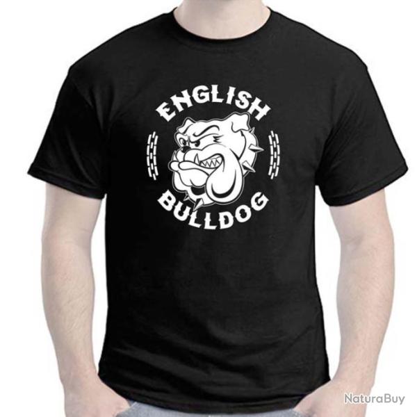 T-SHIRT ENGLISH BULLDOG - Bull Dog Anglais molosse chien British Id�e cadeau f�te Anniversaire No�l