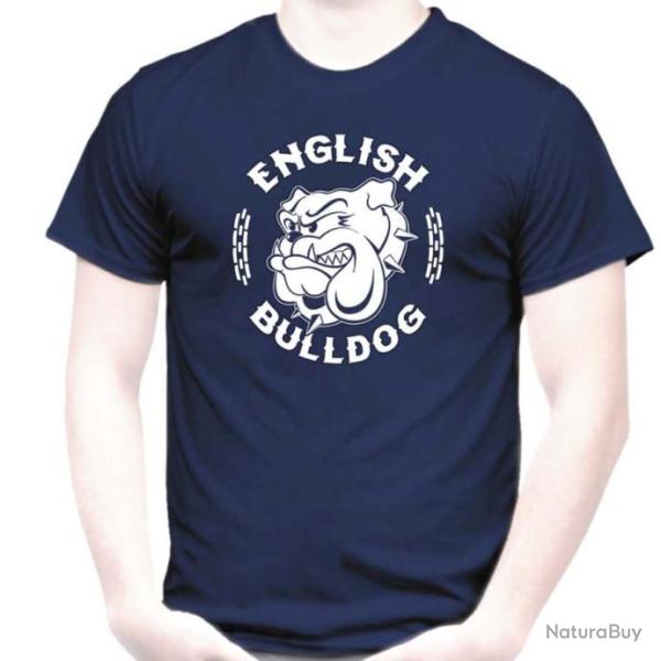T-SHIRT ENGLISH BULLDOG - Bull Dog Anglais chien molosse  British Id�e cadeau f�te Anniversaire No�l