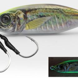 Jig Mer Little Jack Metal Adict 06 40g 40g Chart Head Glow Belly Aji